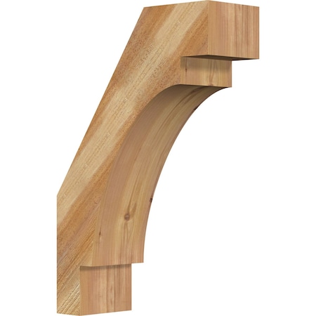 6"W x 16"D x 24"H Merced Rough Sawn Knee Brace, Western Red Cedar